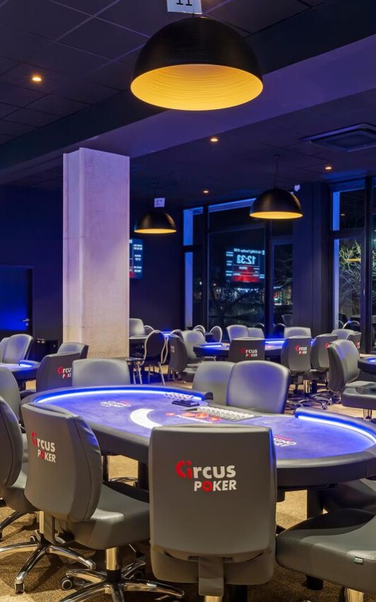 Tables de poker - Circus Casino Resort Namur