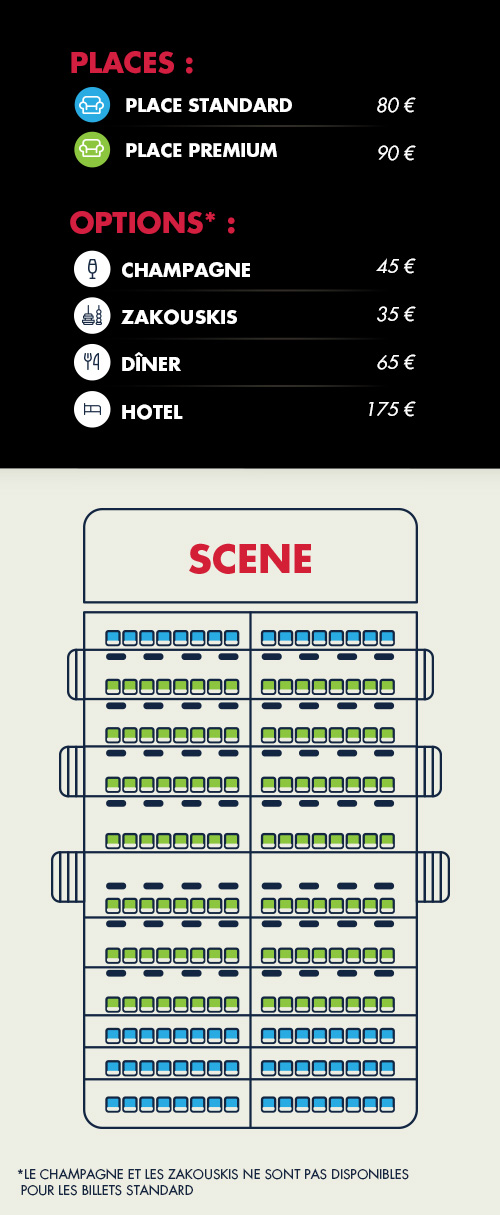 Plan de salle - Crazy Horse - Circus Casino Resort Namur