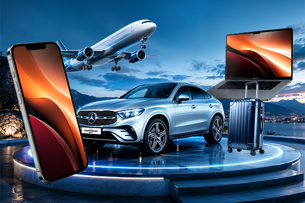 Cadeaux du Grand Concours Mercedes au Circus Casino Resort Namur