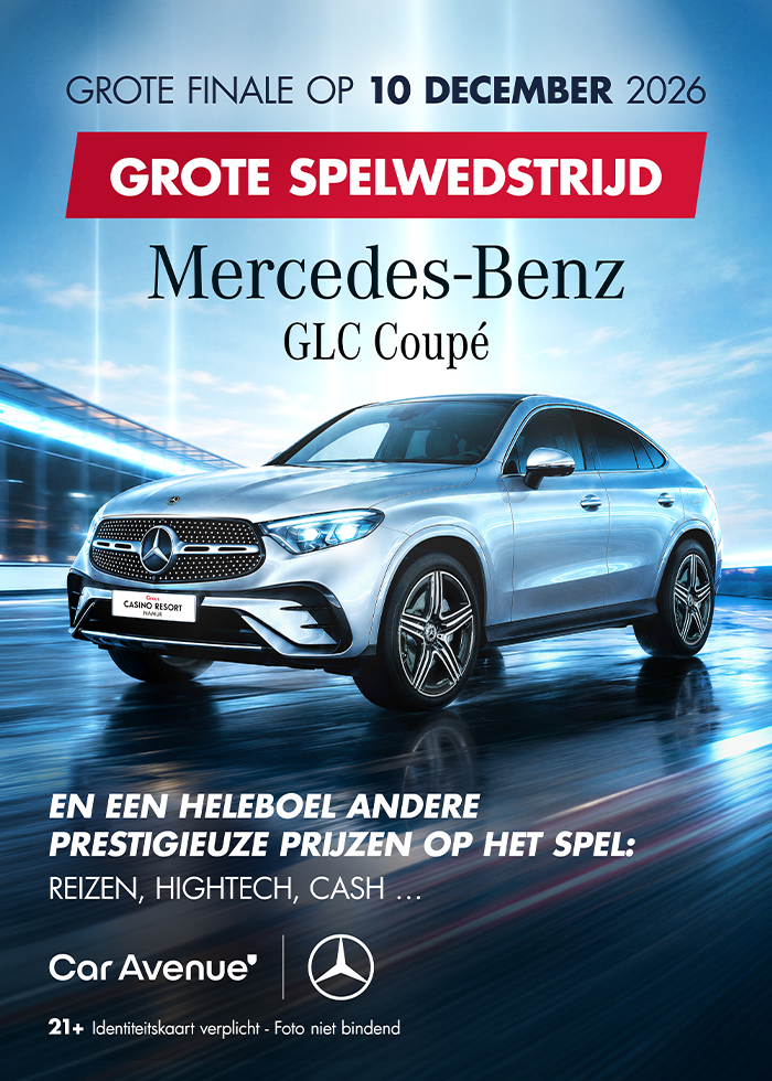 Grote spelwedstrijd Mercedes-Benz - Circus Casino Resort Namur
